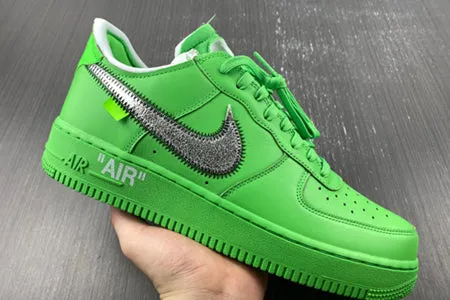 OFF-WHITE x Nike Air Force 1 - Green DX1419-300 Shoes Size 12 *New*