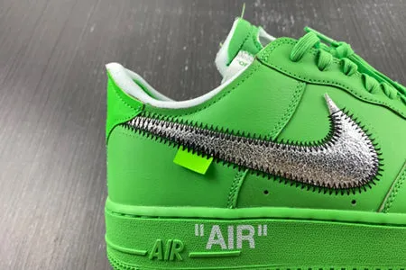 OFF-WHITE x Nike Air Force 1 - Green DX1419-300 Shoes Size 12 *New*