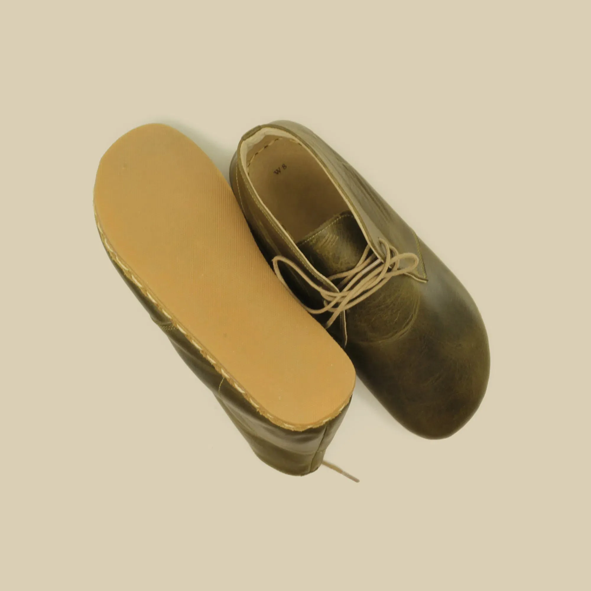 Oxford Earthing Boots Olive Green Women's