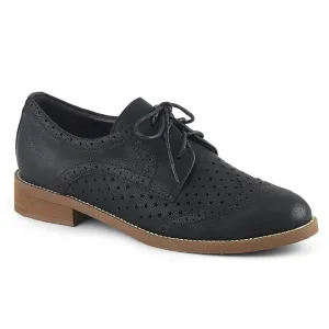 Pin Up Couture Hepburn 26 Womens 1" Heel, Oxford/Lace-Up Shoes