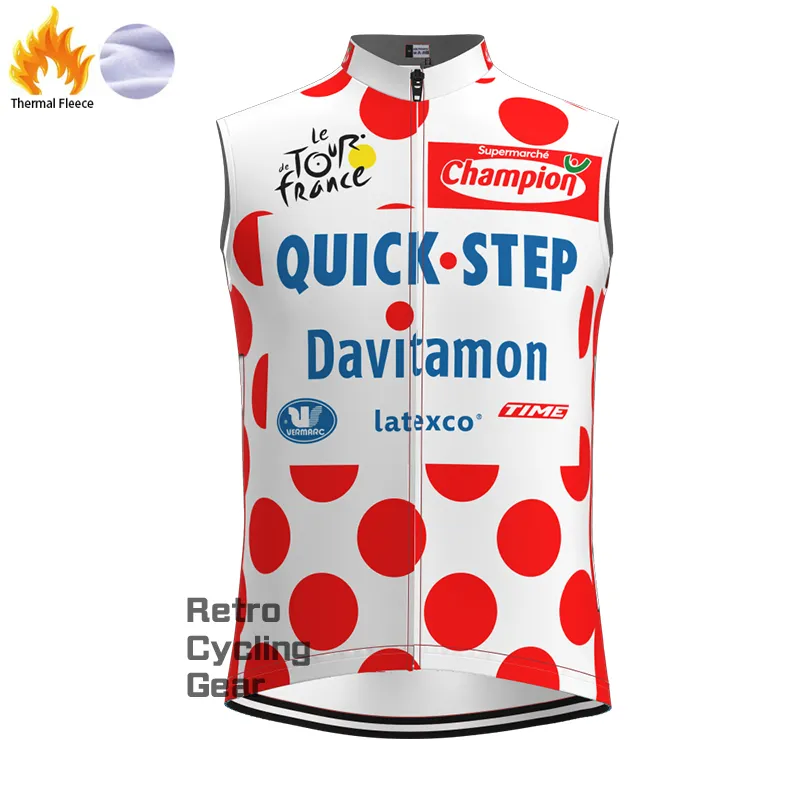 QUICK STEP Fleece Retro Long Cycling Kits