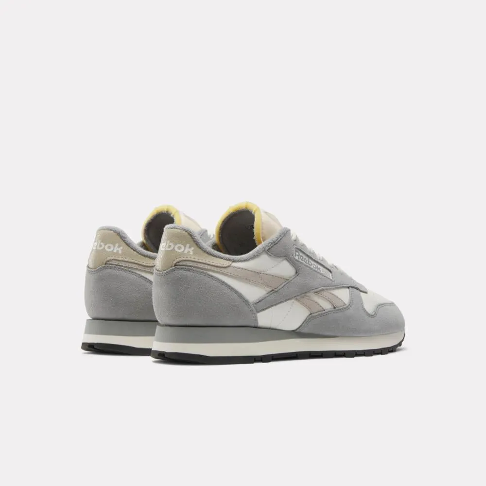 Reebok Footwear Men Classic Leather Shoes CHALK/GREY 3/MOONSTONE