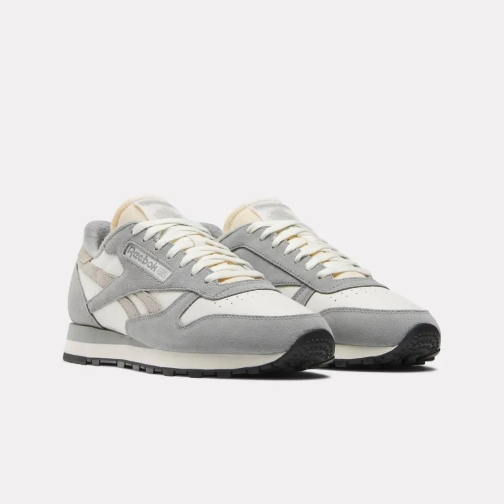 Reebok Footwear Men Classic Leather Shoes CHALK/GREY 3/MOONSTONE