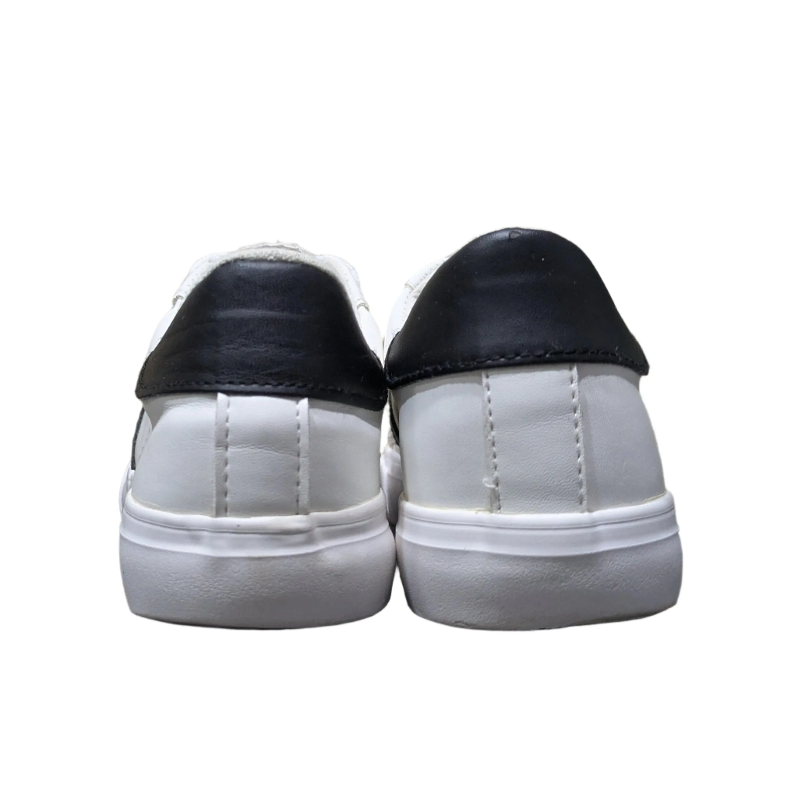 Schuh White Varsity Stripe Trainers Size UK 6 / EU 39 / US 8