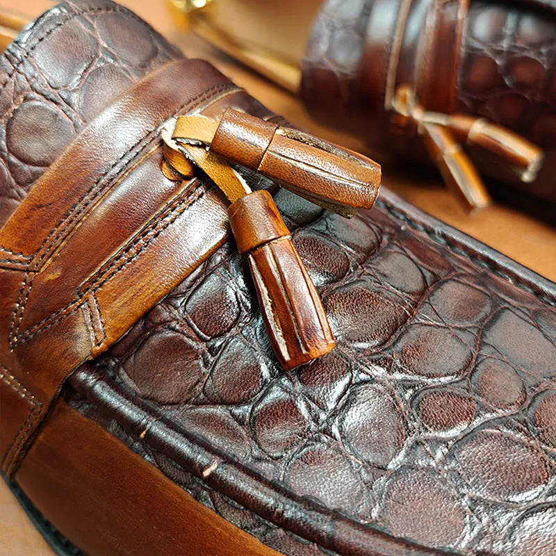 Serpatura Classic Lace Loafers