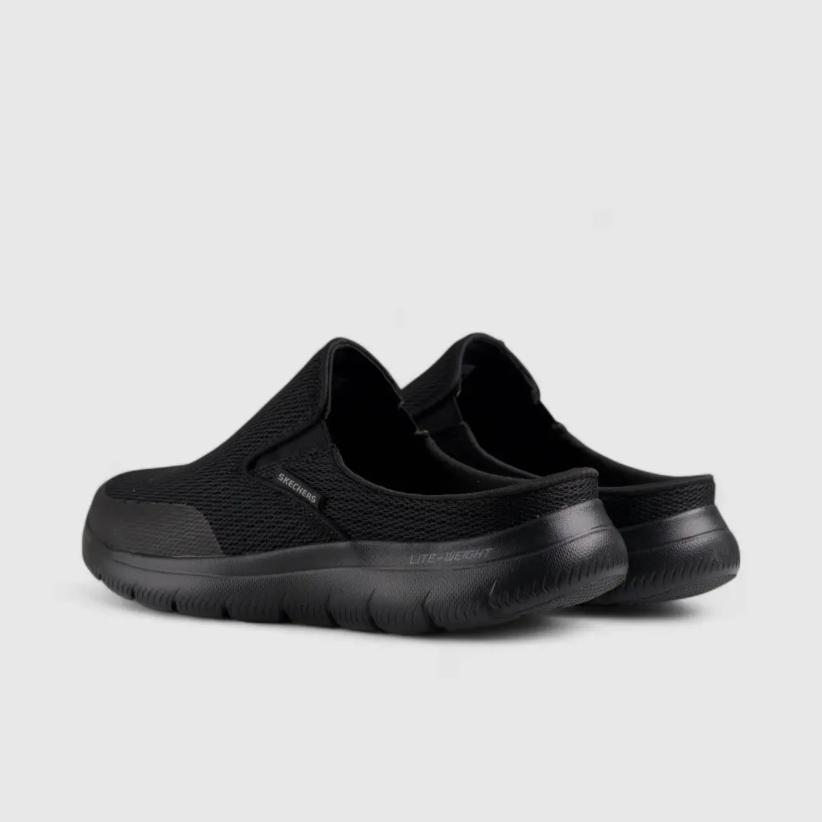 Skechers Comfort Open Back Slip On Black 232574