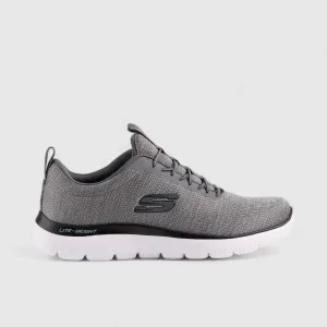 Skechers Comfort Slip Ons Grey 232697