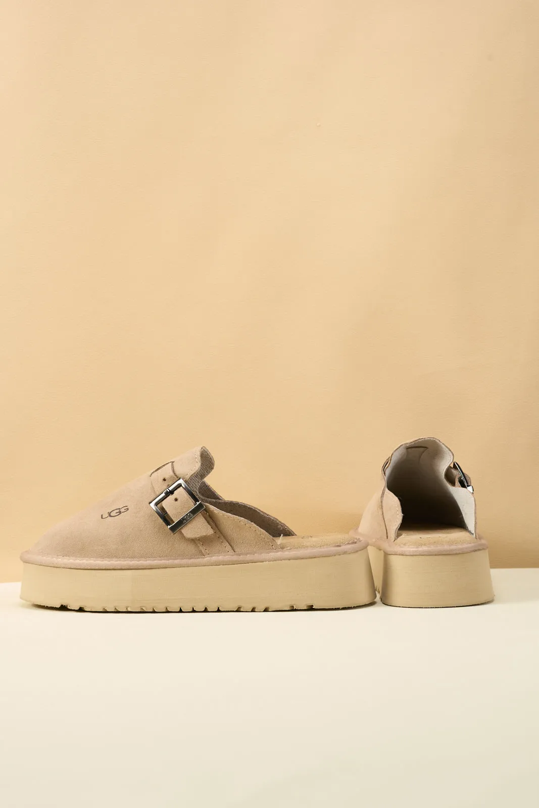 SMAIBULUN Ugg | Forever Iconic Platform Clog - Sand