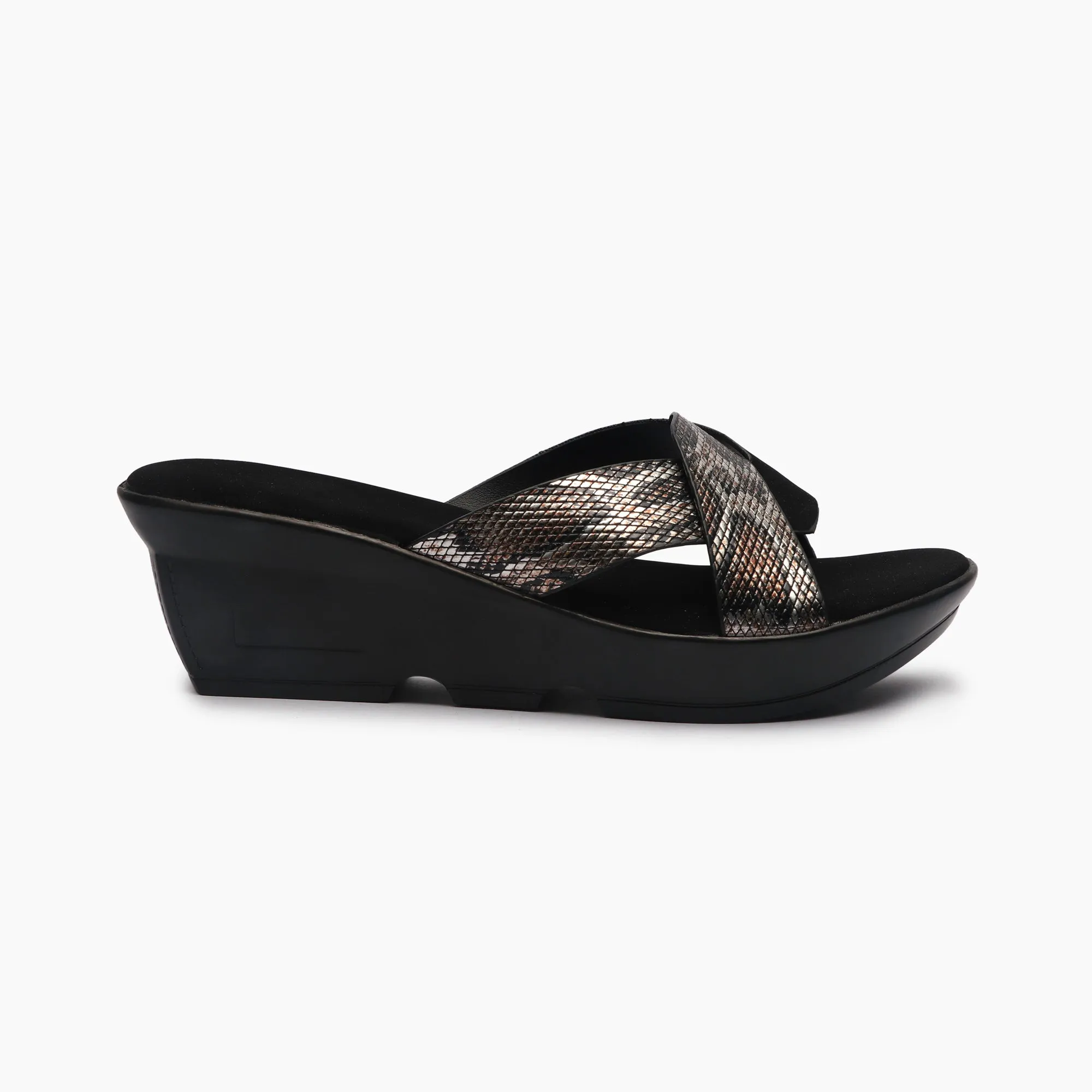 Snake Pattern Wedges