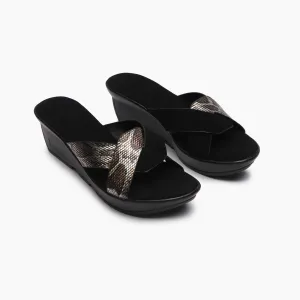 Snake Pattern Wedges