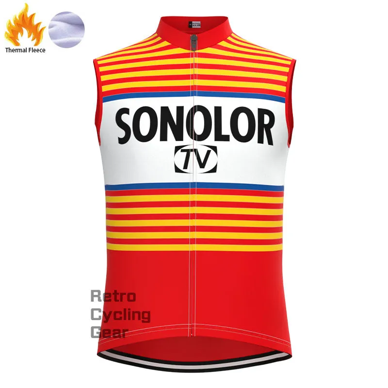 SONOLOR Fleece Retro Cycling Vest