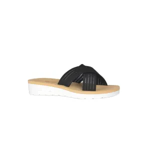 Strappy Slides - Black
