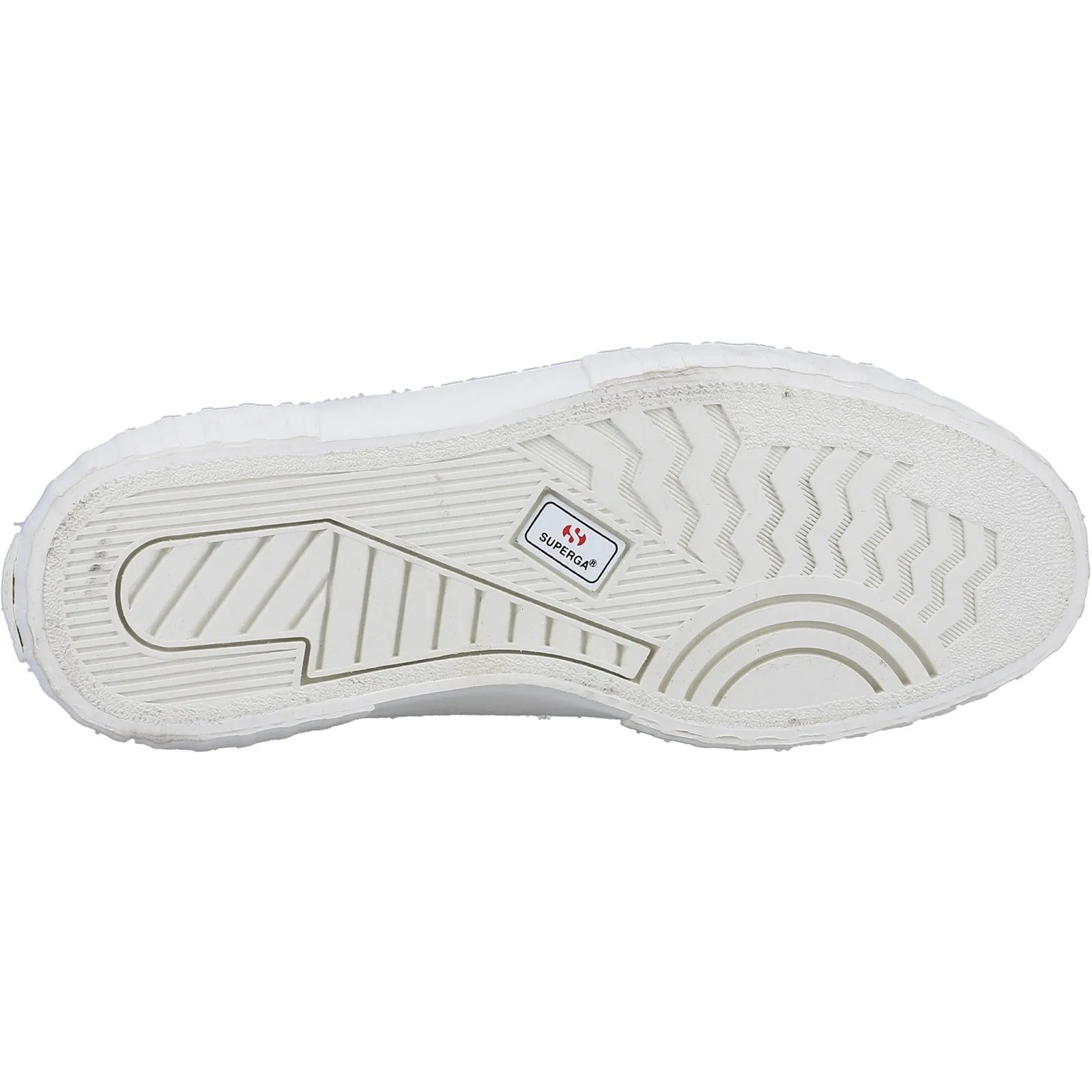 Superga Womens 2631 Calfhair Details Trainers - White