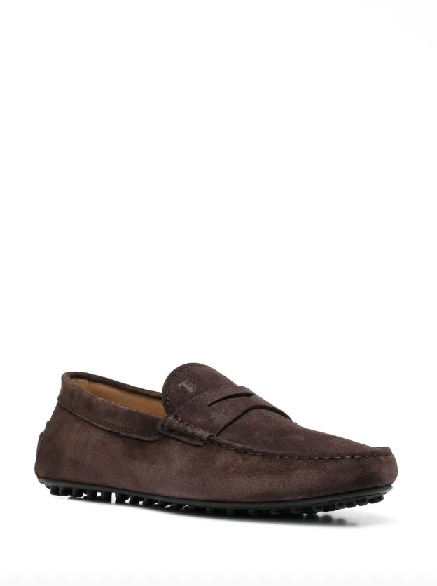 Tod's Gommino City Gommino Driving Shoes in Suede