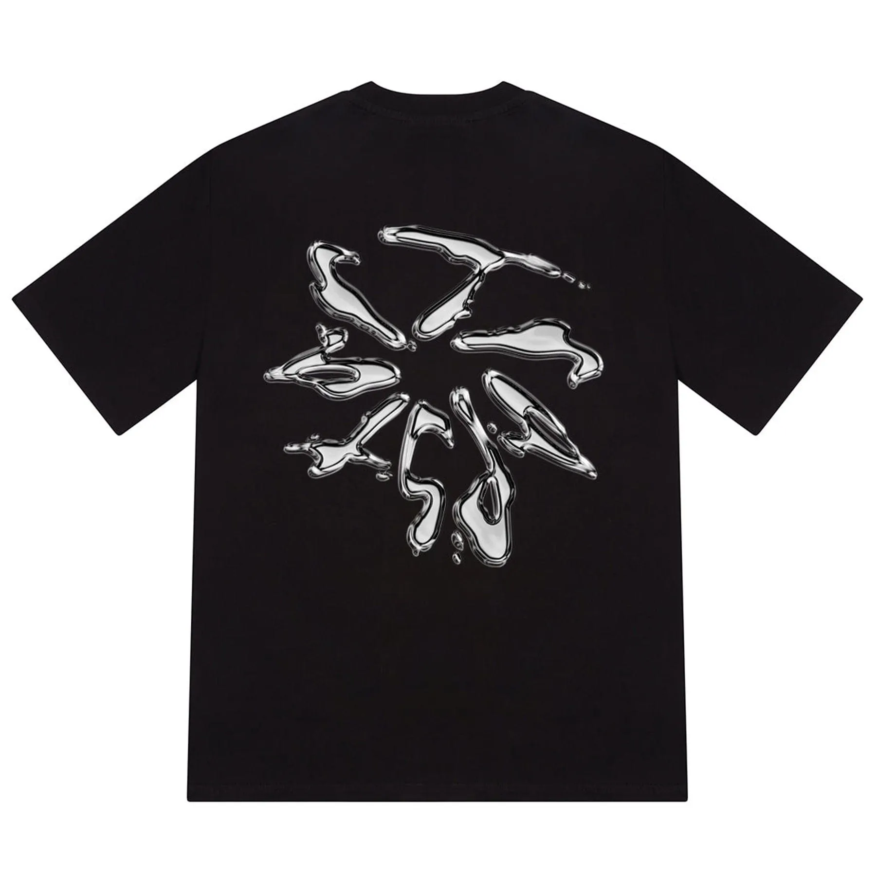 Trapstar Liquid Chrome Tee 'Black'