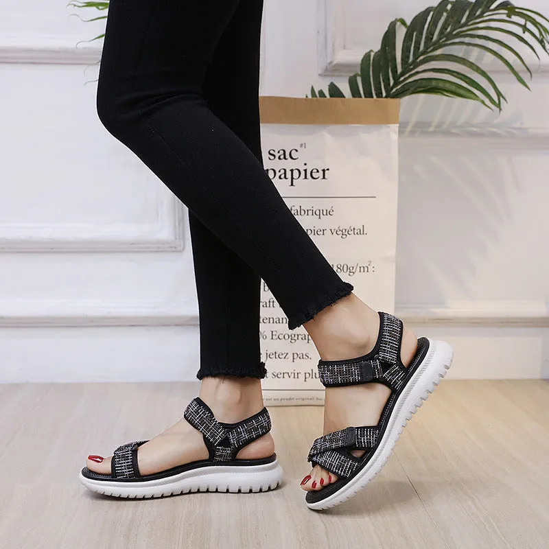 Vanccy Preppy Lightweight Comfortable Sandals