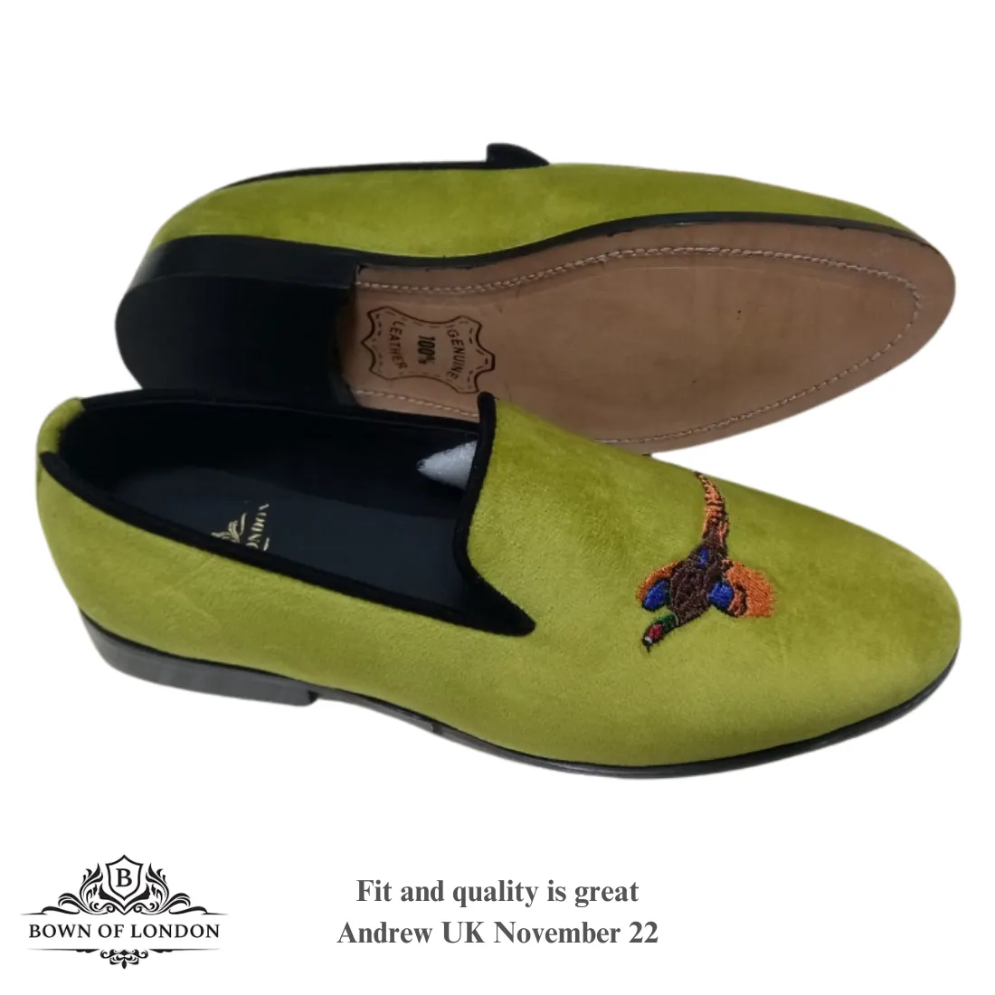 Velvet Loafer/Slipper Shoe Plain Black