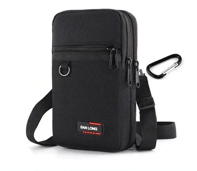 Waterproof Hiking Waist Bag, Lightweight, Durable Oxford Cloth, Fits Phones Up to 7.2in, Spacious, Non-Slip, Perfect for Travel and Outdoor Adventures