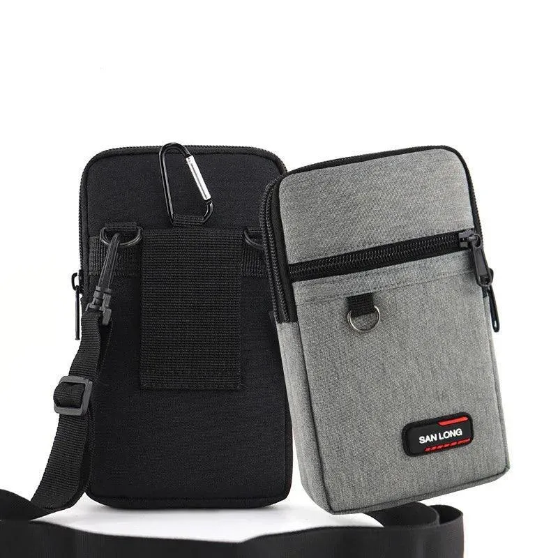 Waterproof Hiking Waist Bag, Lightweight, Durable Oxford Cloth, Fits Phones Up to 7.2in, Spacious, Non-Slip, Perfect for Travel and Outdoor Adventures