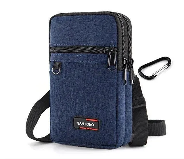 Waterproof Hiking Waist Bag, Lightweight, Durable Oxford Cloth, Fits Phones Up to 7.2in, Spacious, Non-Slip, Perfect for Travel and Outdoor Adventures