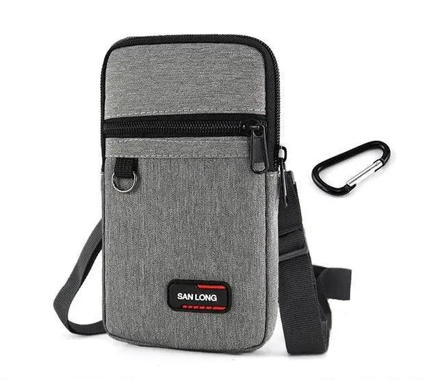Waterproof Hiking Waist Bag, Lightweight, Durable Oxford Cloth, Fits Phones Up to 7.2in, Spacious, Non-Slip, Perfect for Travel and Outdoor Adventures