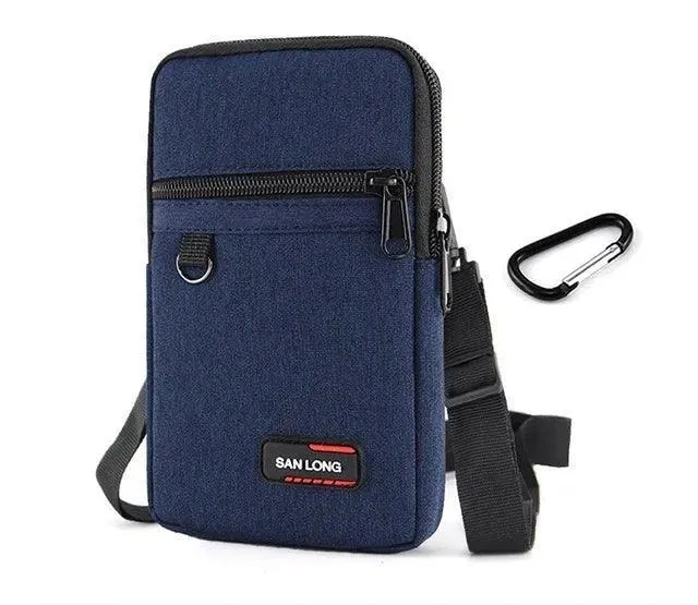 Waterproof Hiking Waist Bag, Lightweight, Durable Oxford Cloth, Fits Phones Up to 7.2in, Spacious, Non-Slip, Perfect for Travel and Outdoor Adventures