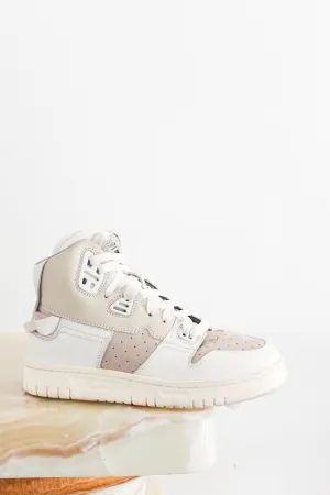 White & Beige Paneled Sneakers RRP £545 [final sale]