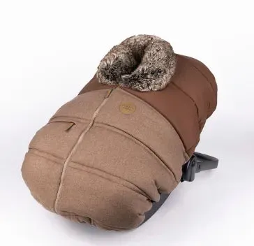 Winter Car Seat Cover - Wool Collection - Caramel