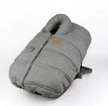 Winter Car Seat Cover - Wool Collection - Grey