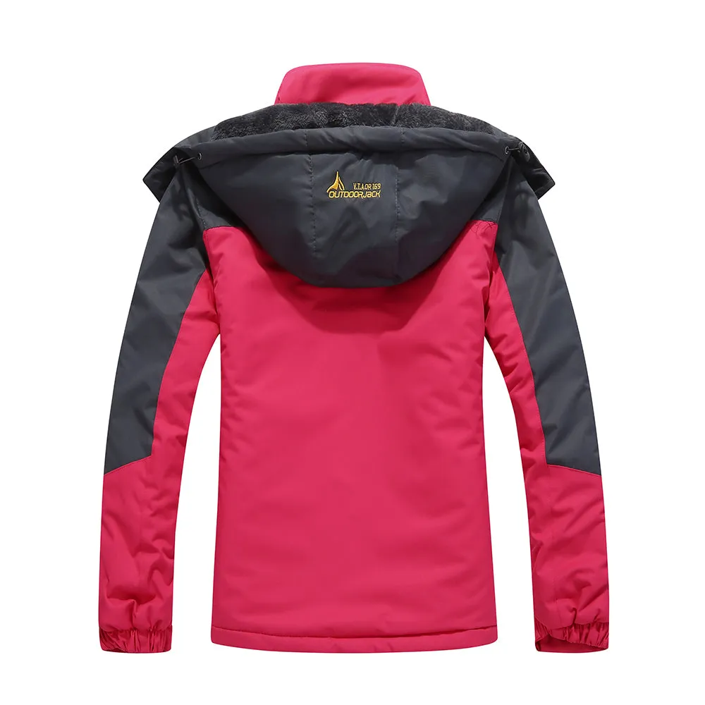 Winter Windproof & Waterproof Thick Fur Warm Parka Coats