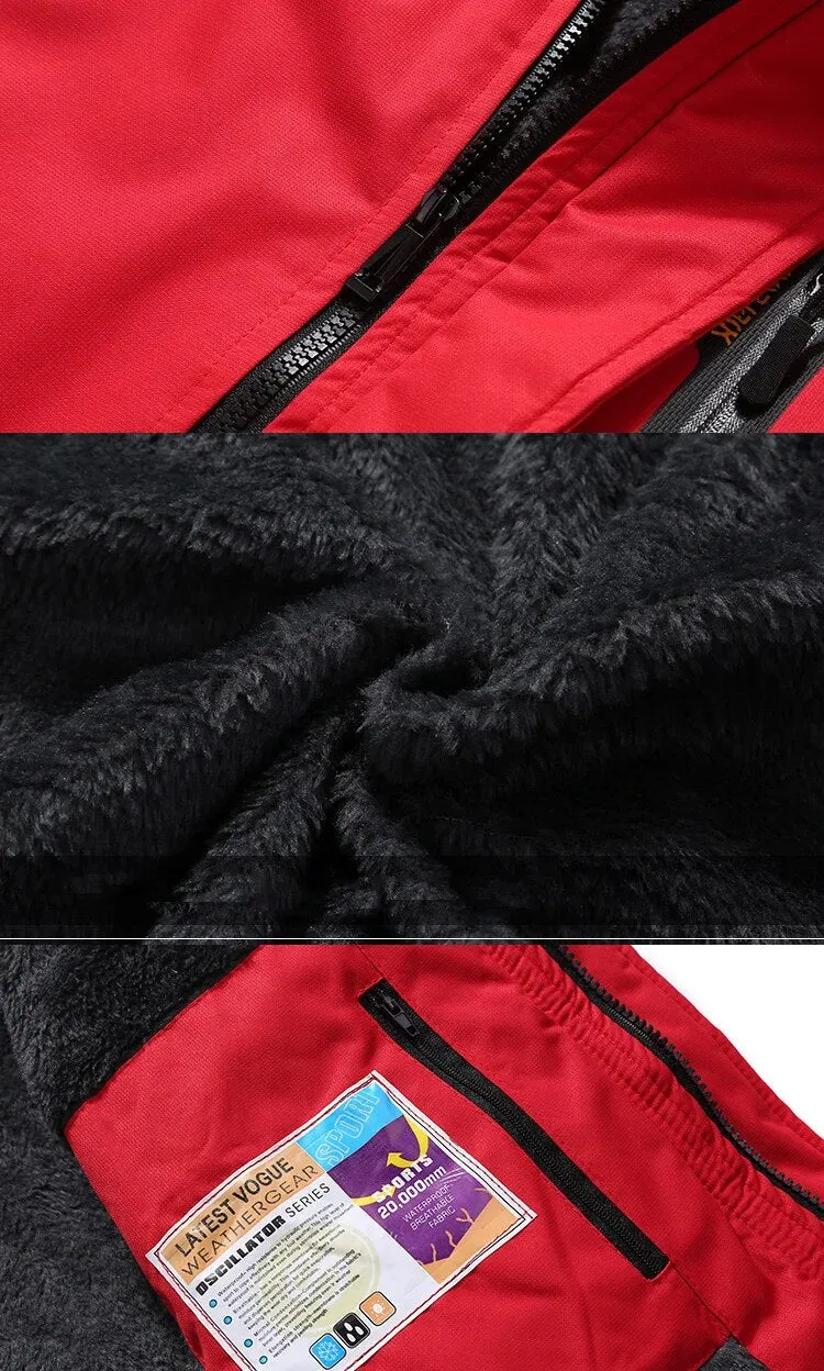 Winter Windproof & Waterproof Thick Fur Warm Parka Coats