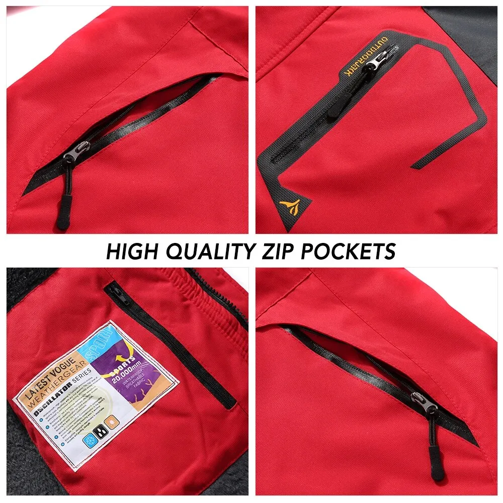 Winter Windproof & Waterproof Thick Fur Warm Parka Coats