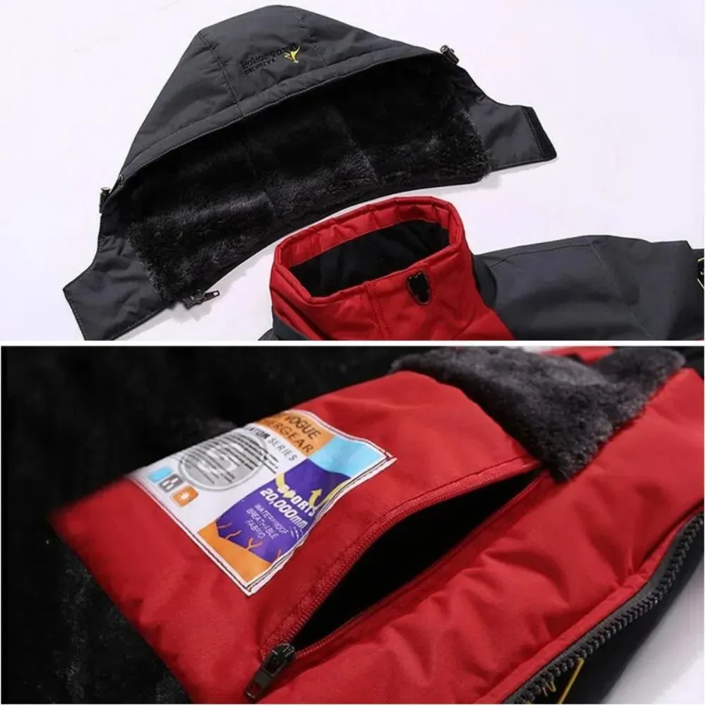 Winter Windproof & Waterproof Thick Fur Warm Parka Coats