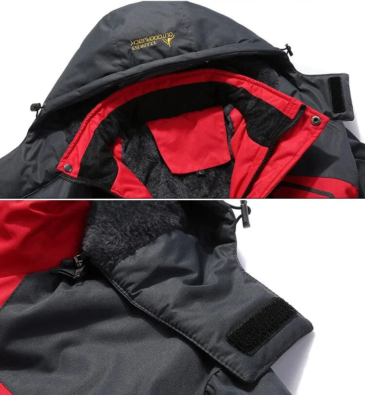 Winter Windproof & Waterproof Thick Fur Warm Parka Coats