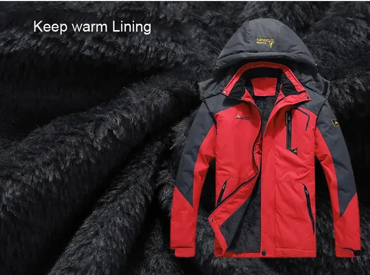 Winter Windproof & Waterproof Thick Fur Warm Parka Coats