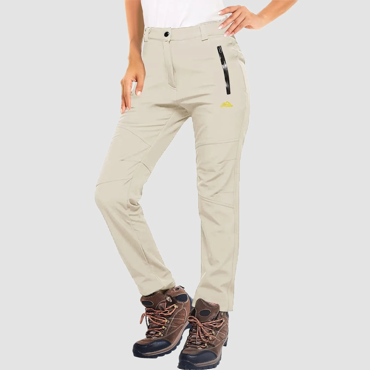 Womens Winter Pants Warm Fleece Lined Water Resistant Snow Skiing Hiking Pants