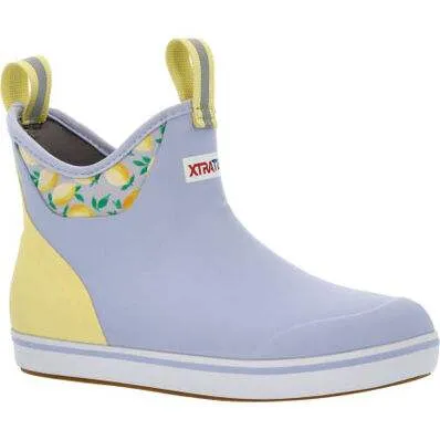 XtraTuf Women's 6in Ankle Deck Boots – Durable, Waterproof, All-Day Comfort